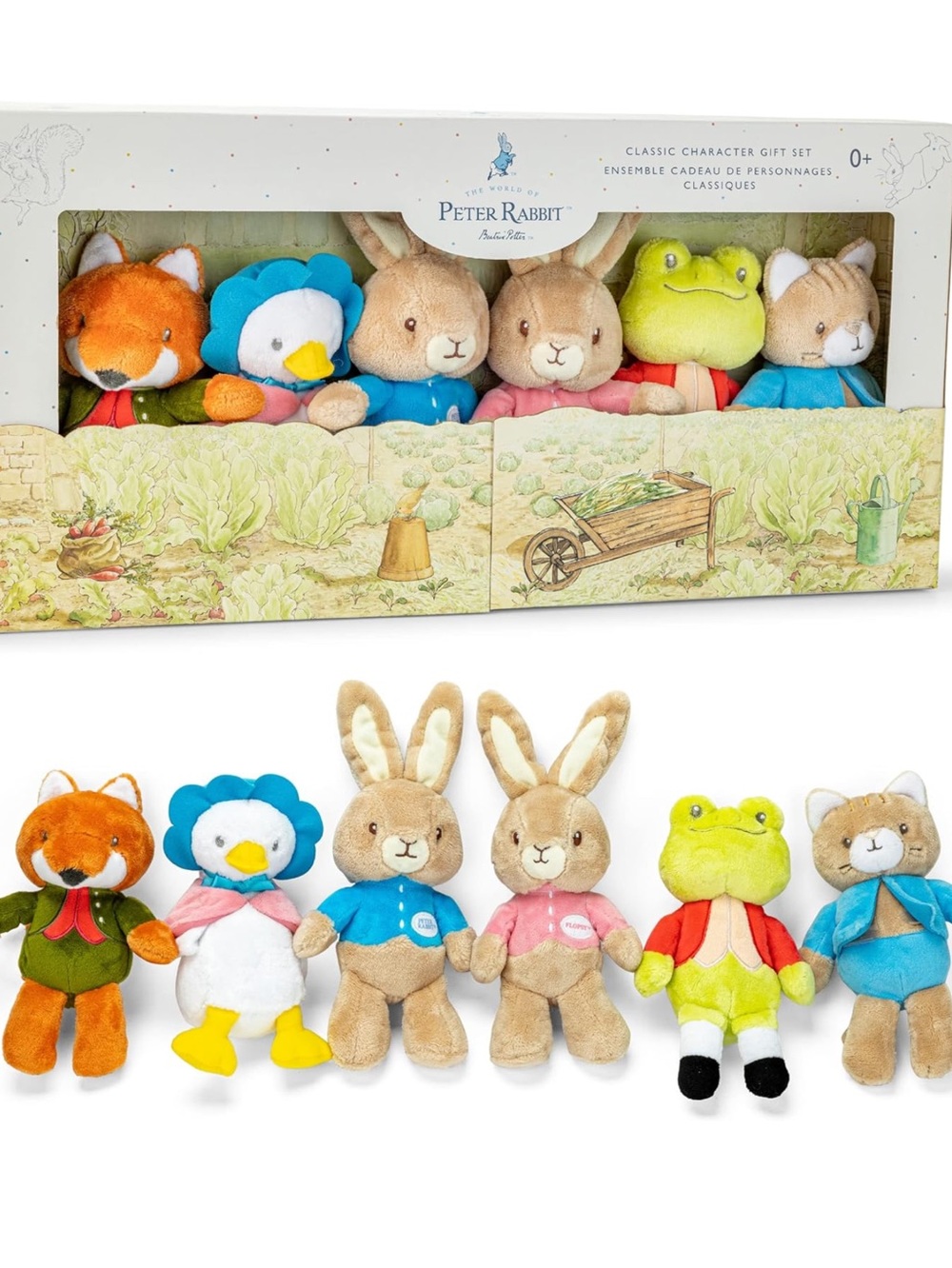 Peter Rabbit Classic Stuffed Animal  6 Piece Gift Set 9 Inch Plush Toys